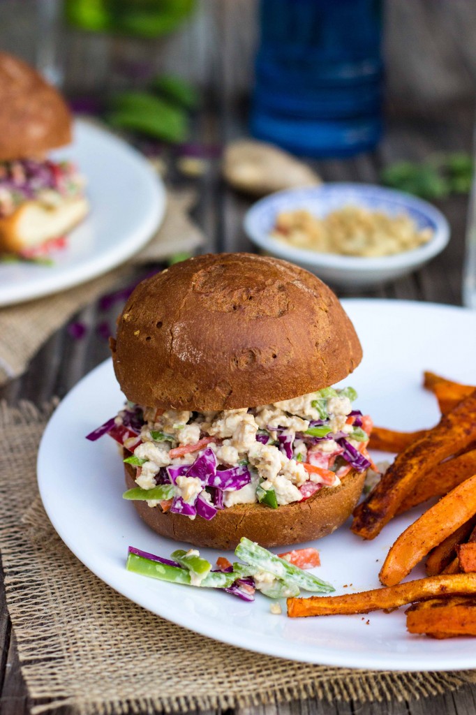 Asian Tofu Salad Sandwiches-9105
