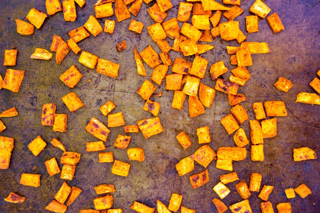 Smokey Sweet Potato, Black Bean & Brown Rice Veggie Burgers with Curry Cilantro Mayo-9908