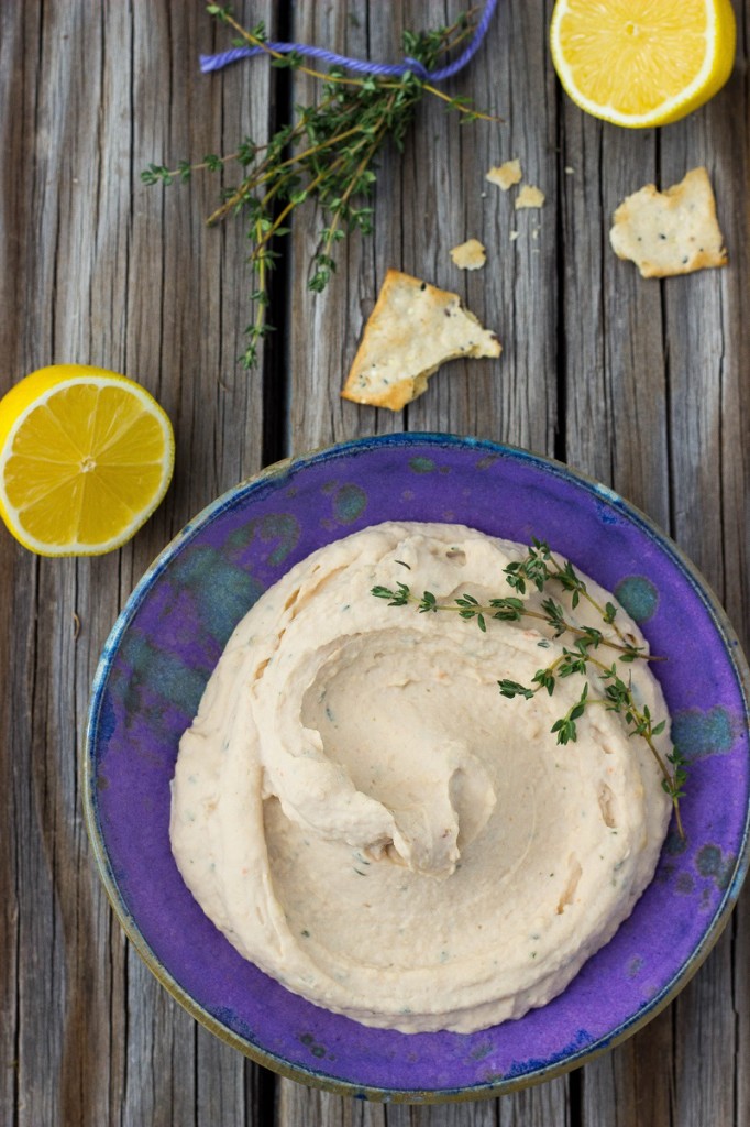 White Bean Hummus with Lemon and Thyme-9881