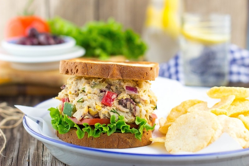 Greek Chickpea Salad Sandwiches-3085