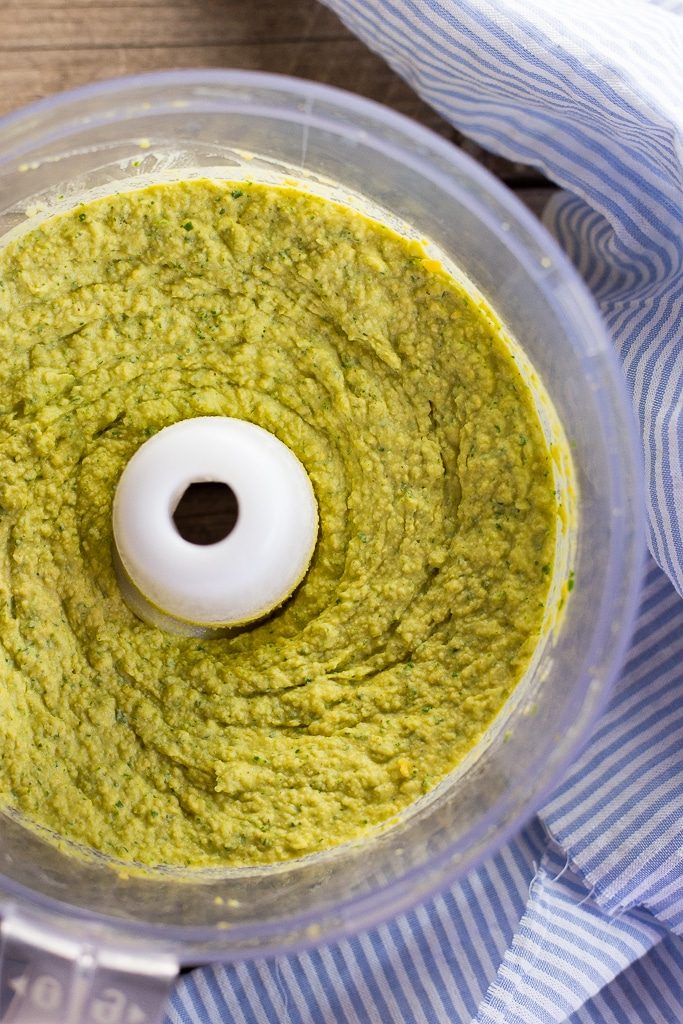 Creamy Hummus with Curry and Cilantro-0727