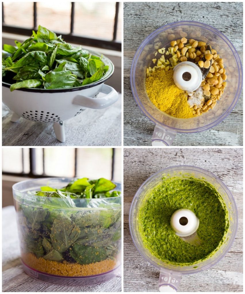 Creamy Vegan Basil Pesto Steps