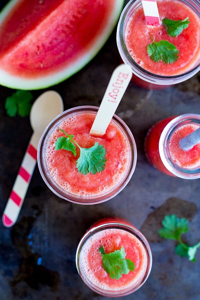 These 1-Ingredient Watermelon Slushies are so refreshing and so easy to make! You will be enjoying them all summer long!