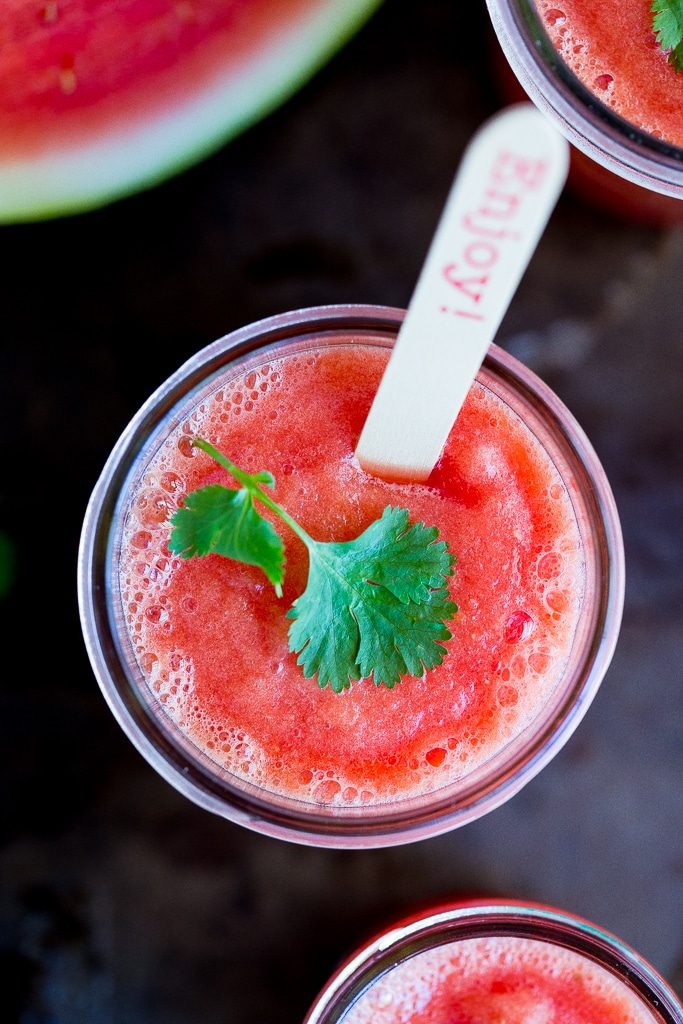 These 1-Ingredient Watermelon Slushies are so refreshing and so easy to make! You will be enjoying them all summer long!