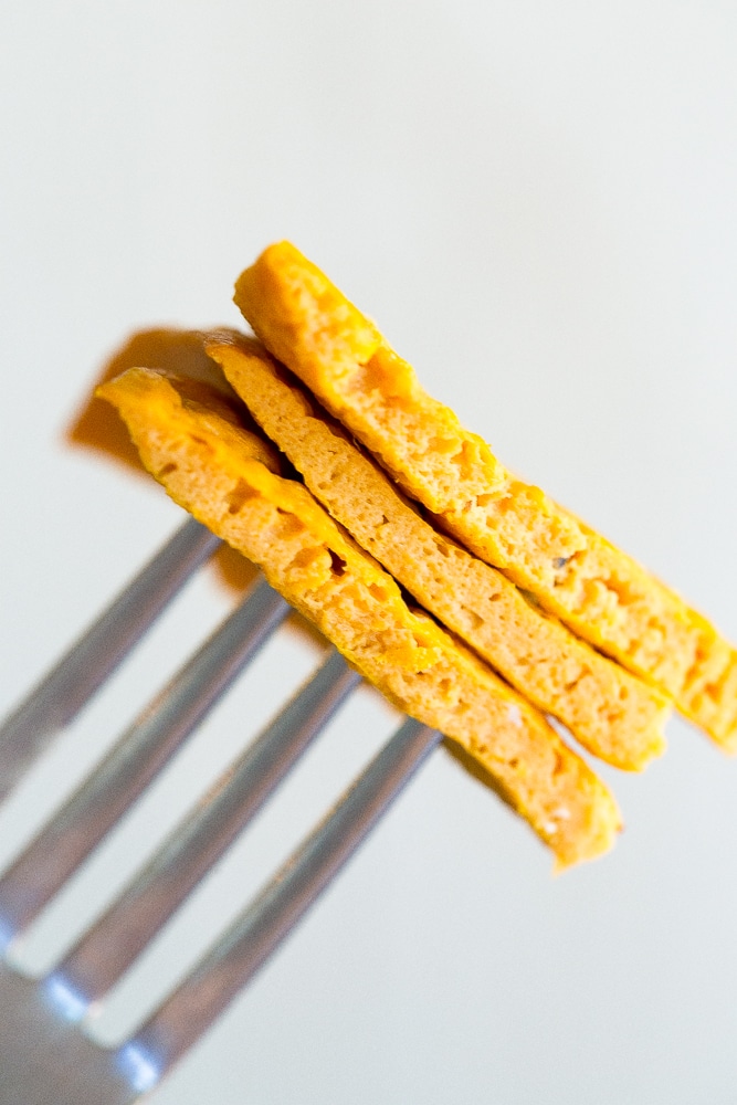 Two Ingredient Sweet Potato Pancakes- So easy to make and great for kids! Gluten free, dairy free, and paleo!