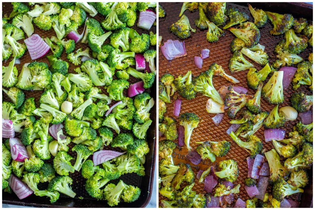 step by step photos of how to make vegan broccoli soup