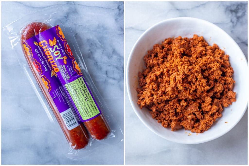 soy chorizo from trader joe's